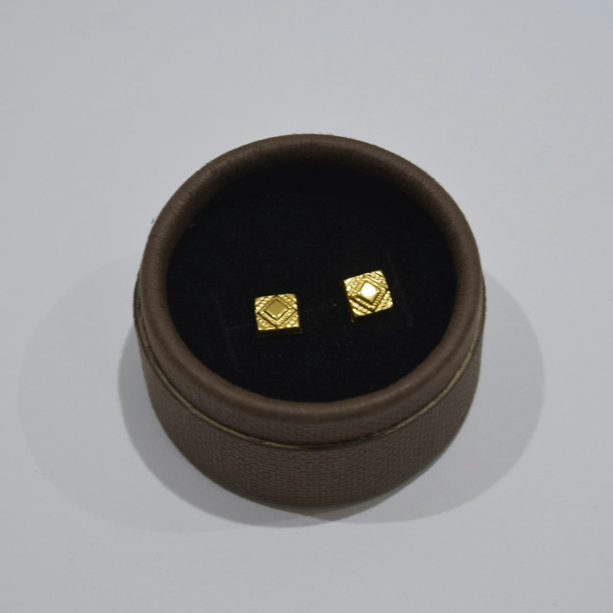 Square Gold Studs