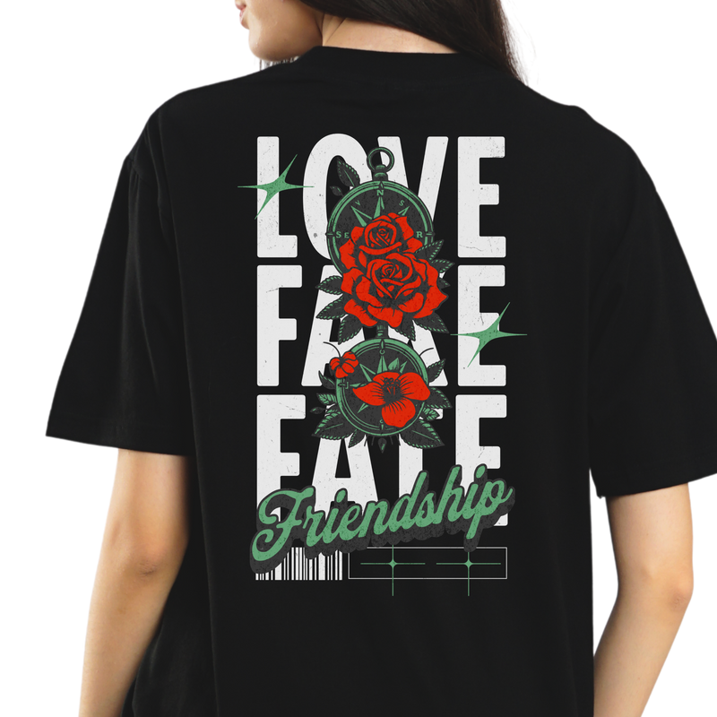 Fake Love Friendship - Flower Tshirt