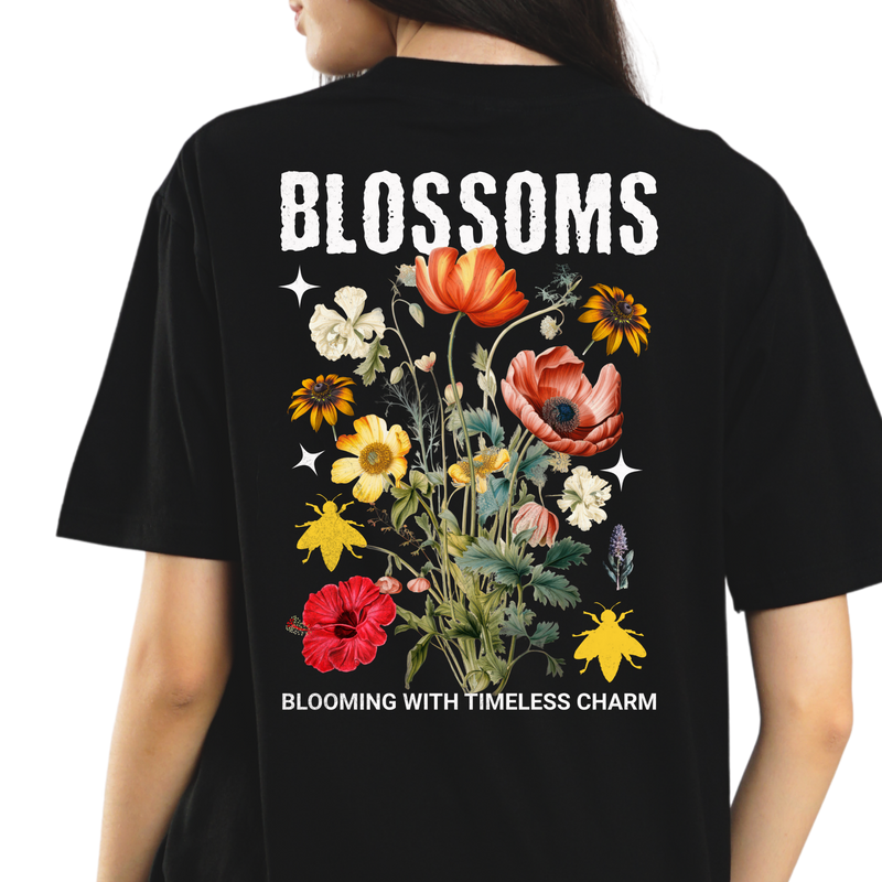 Bloom With Time - Flower Tshirt