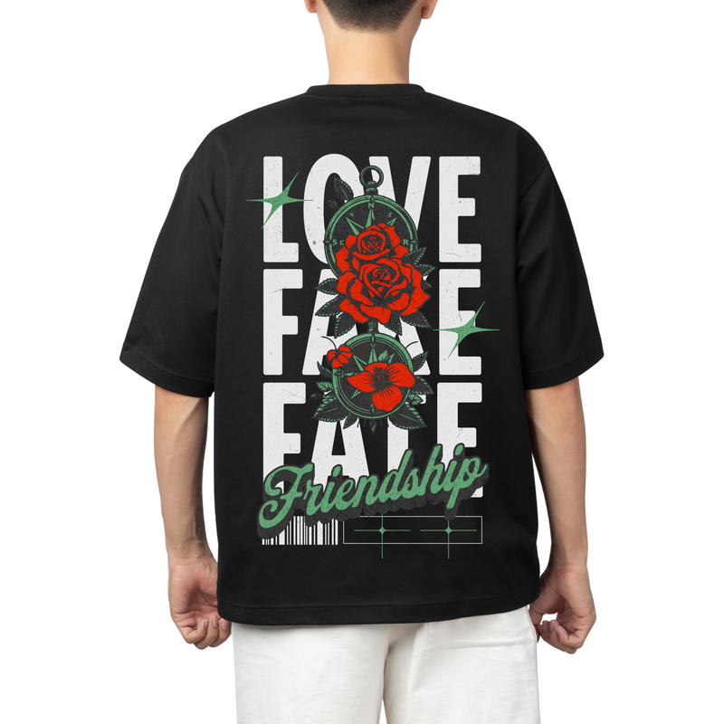 Fake Love Friendship - Flower Tshirt