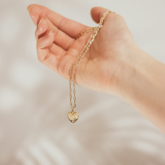 Gold Heart Charm