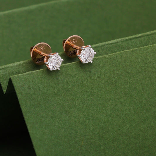 Diamond Solitaire Studs